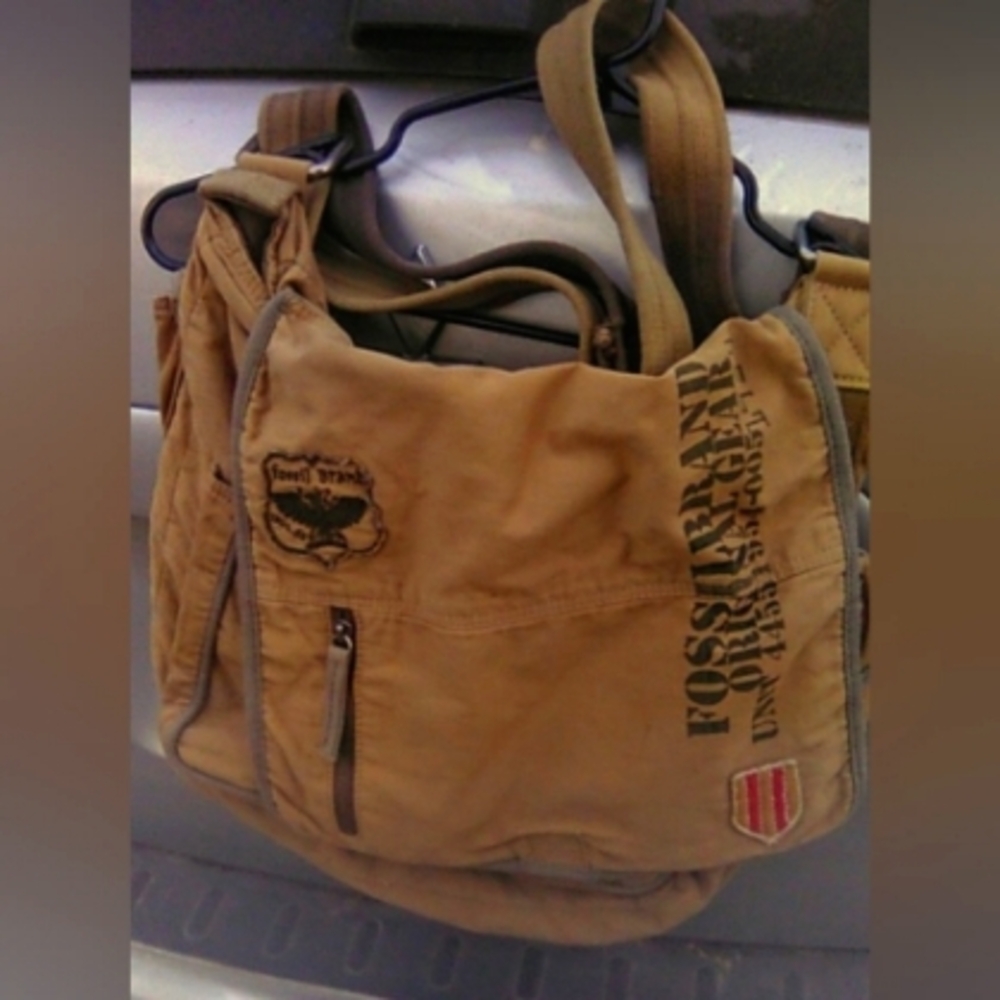 Fossil canvas bag